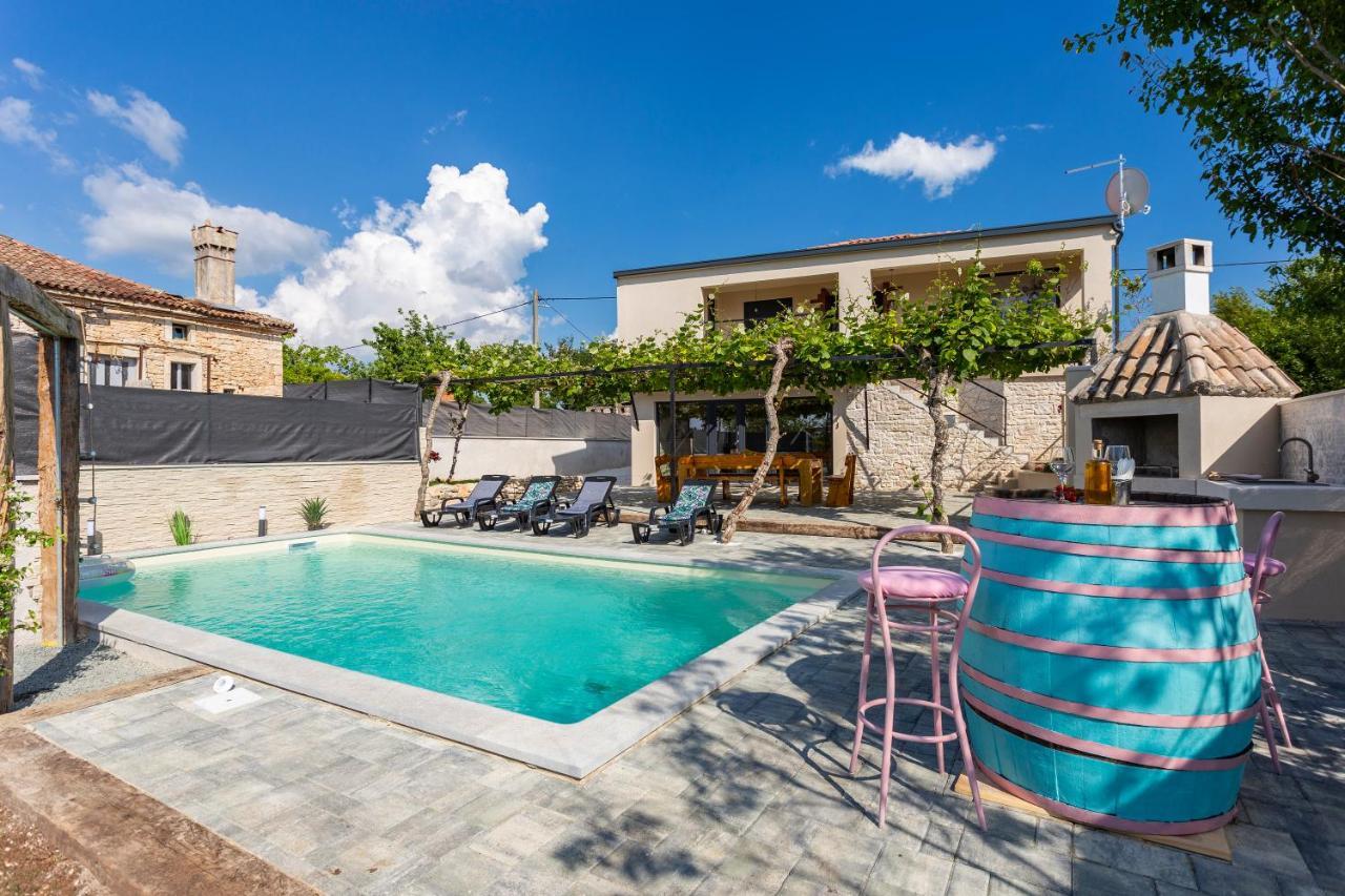 House With Pool Poli Stare Nuoni Villa Zminj Luaran gambar